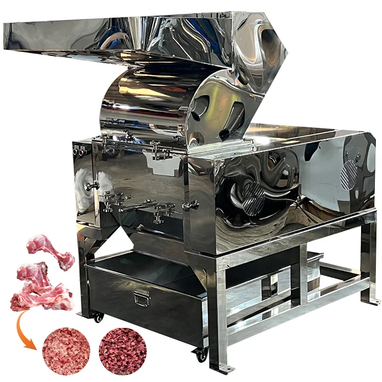 Industrial Poultry Sheep Cattle Beef Cow Pig Chickne Duck Meat Animal Crusher Shredder Grinder Crushing Machine