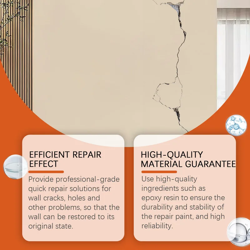 Набор для ремонта стен Jakehoe, фиксирует отверстия, пилинг трещин, отверстия для ногтей, профессиональный быстрый ремонт, восстановление красоты стен