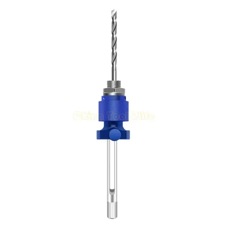 57QF Hexagonal Handle Quick Release Hole Saw Mandrel Drill Bit For Precisions Drilling With Universal Drill Compatibility