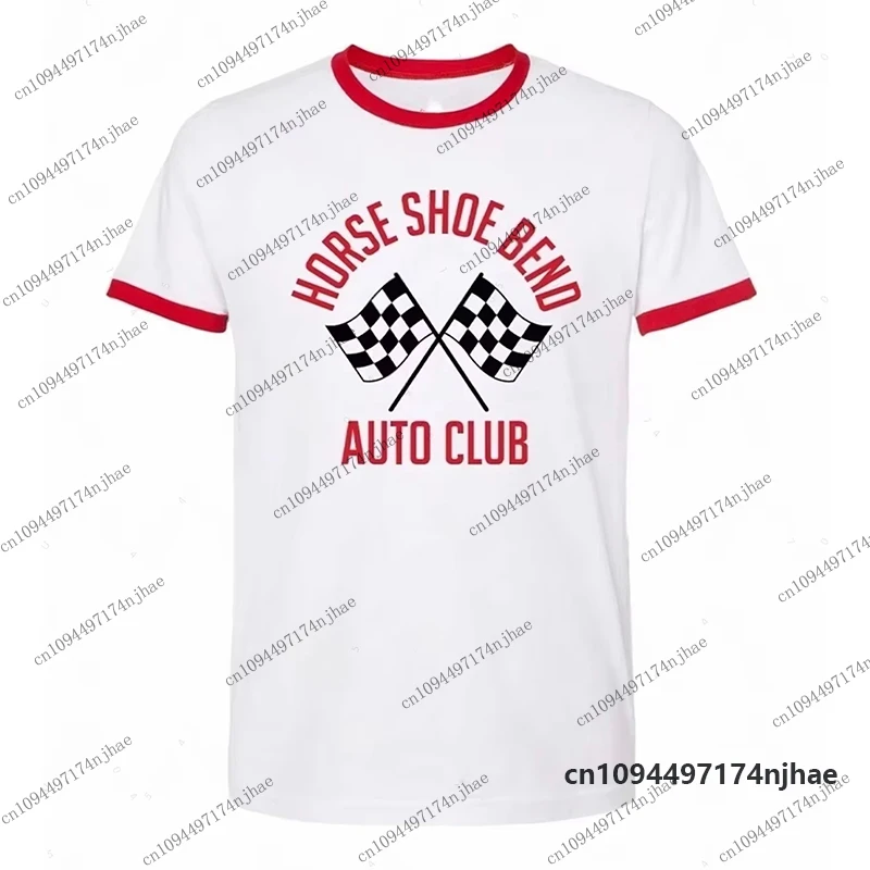 Horse Shoe Bend Auto Club Project Hail Mary Cosplay T-shirt For Men Red Ringer Design Graphic Sports Tees Oversized Unisex Tops