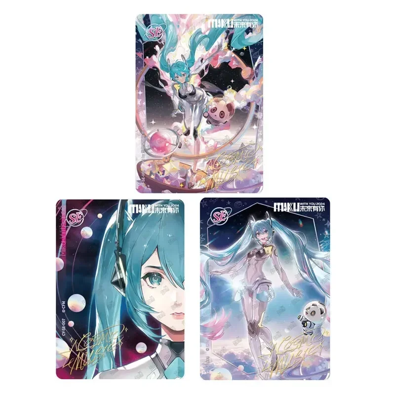 KAYOU Hatsune Miku Series 3 With You SE/SP/BP/LR/UR/SSR/QR/HR/SR/R Full Set Genuine Anime Rare Birthday Gift Collection Card