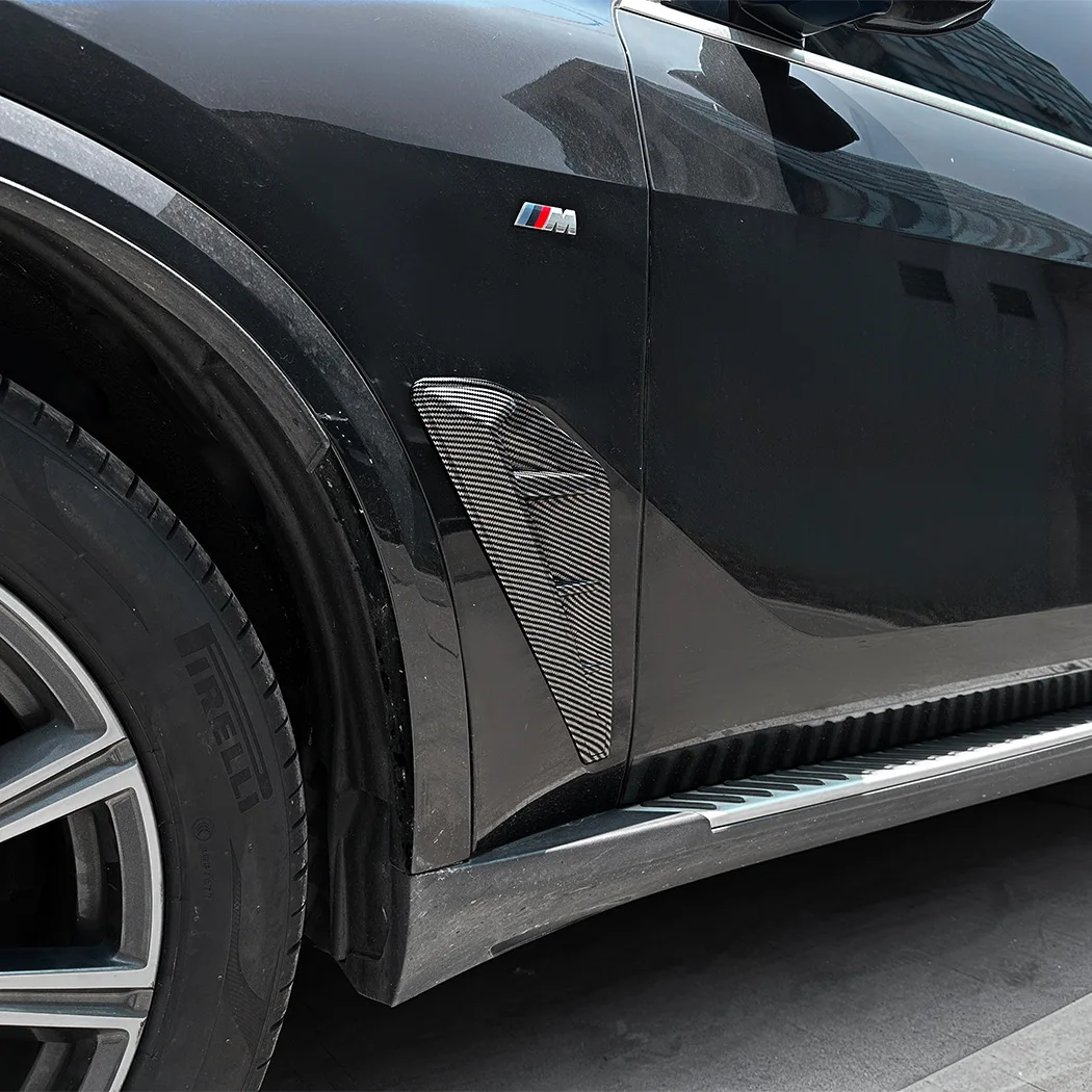 

Car Side Shark Gill Side Air Outlet Cover Trim FOR BMW X5 G05 M Sport 2019-2022 Accessories