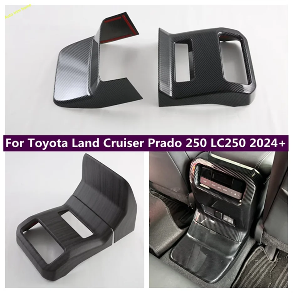 

Armrest Box Rear Air Conditioning AC Vent Outlet Cover Trim For Toyota Land Cruiser 250 Prado LC250 2024 2025 Car Accessories