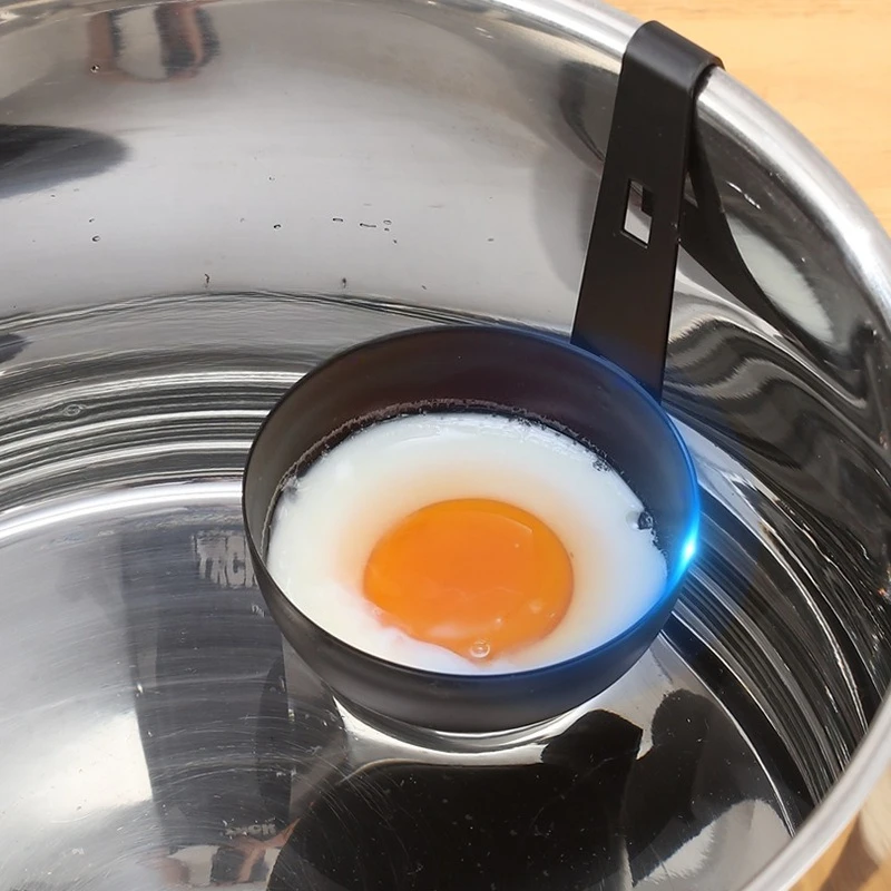 Stainless Steel Boiled Egg Poacher Mold Poached Egg Maker  Kitchen Tool for Soft Boiled Onsen Egg Hanging Steamer Cooker