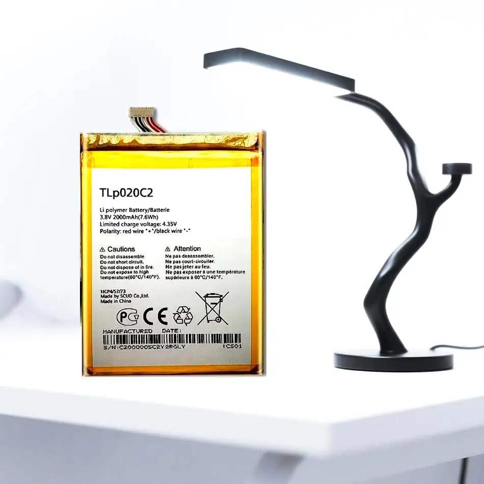 

Mobile Phone Battery Lightweight 2000Mah Tlp020c2 For Alcatel One Touch Idol X 6040D 6040X Tcl S950 S950T