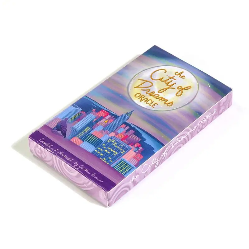 The City of Dreams Magic Oracle English Casual 35 Cards Divination Game Portable Entertainment Tool for Friends Party Family