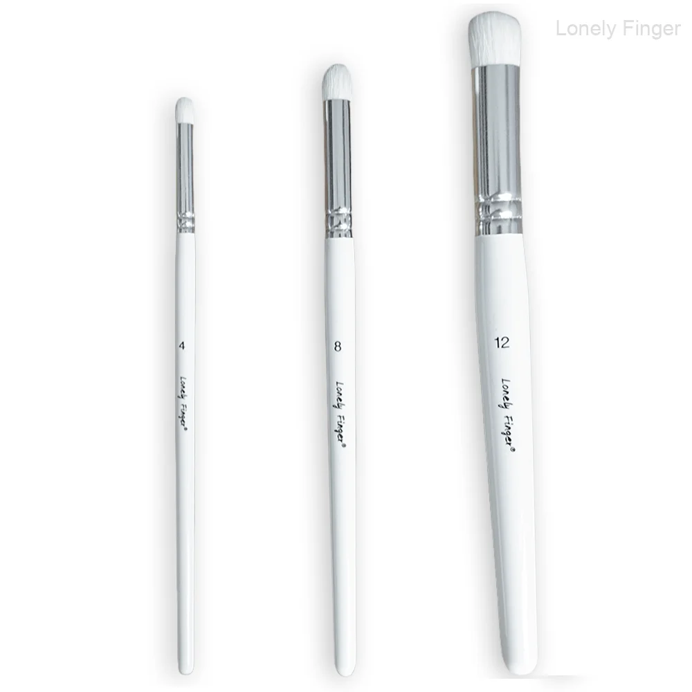Dry Brush Miniature Painting Drybrush Set - 3/6/9/12 Sizes Hobby Detail Paint Brush Set for Acrylic/Oil/Watercolor Brushes for B
