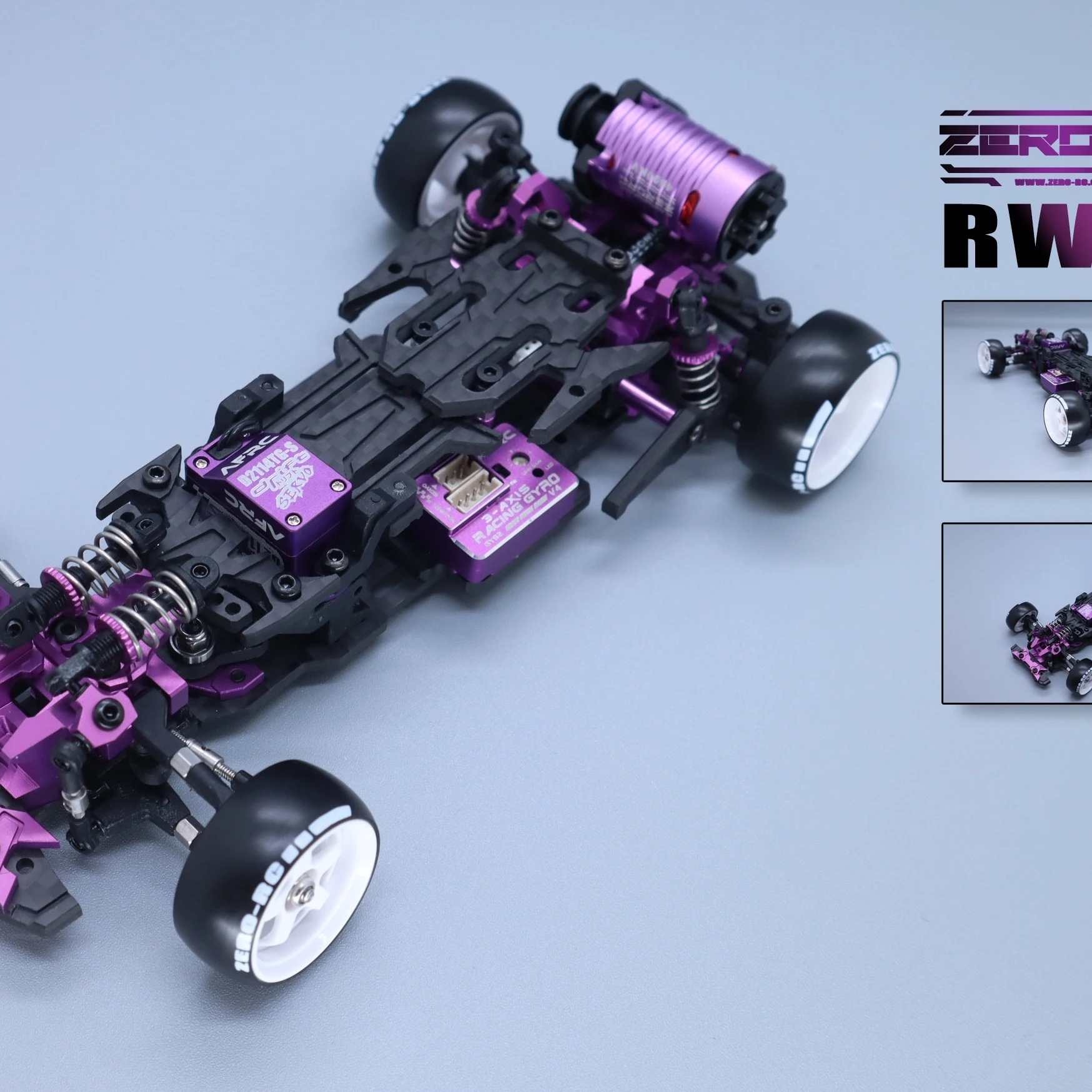 RW00-SR RC Mosquito Car 1/24 RWD RC Drift Car Frame KIT Electric Remote Control Drift Competition Mosquito Car Toy Accessories