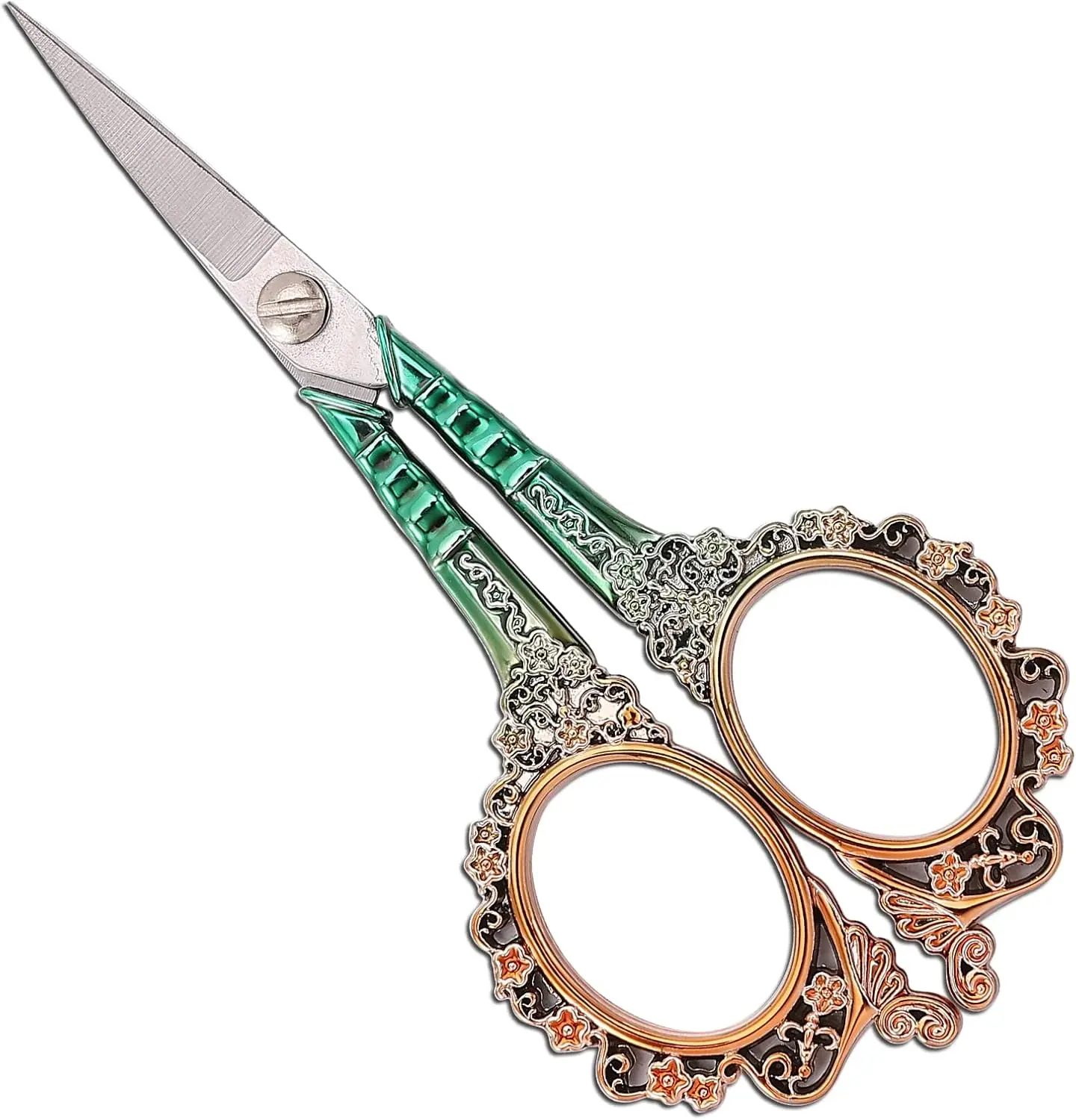 

Sewing Scissors Embroidery Scissors Stainless Steel Precision Tip for Cross Stitch Cutting Needlework Handcraft Art Work DIY T