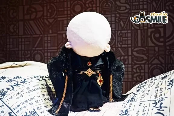 

No attributes Prince Hair Crown Black Ancient Costume Hanfu 20cm Plush Doll Accessories Doll's Clothes PR