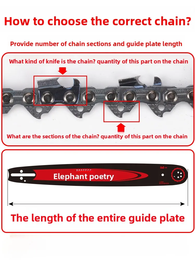 チェーンソー用の基本的なアクセサリー