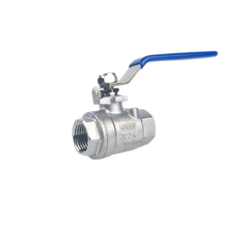 Stainless steel CF8/CF8M manual 2PC ball valve threaded end