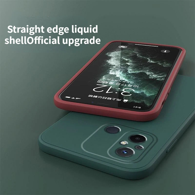 Suitable for Redmi 12C mobile phone case new for Xiaomi redmi12C Anti-fall for 22120RN86C silicone solid color