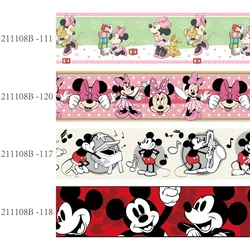 25MM 38MM disney 5yards mickey minnie mouse ribbon for diy craft supplies