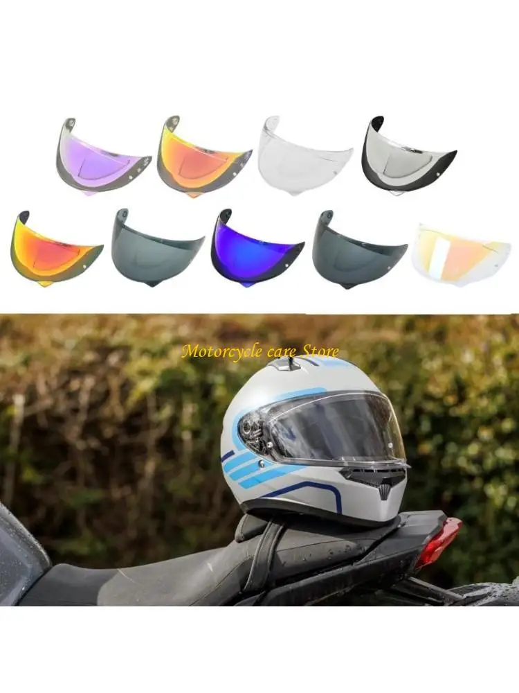 

U75F Upgrades Motorcycle Helmets Visors Scratches Resistant Motorcycle Visors Long Distance ridings Visors Wide Angles for HJ