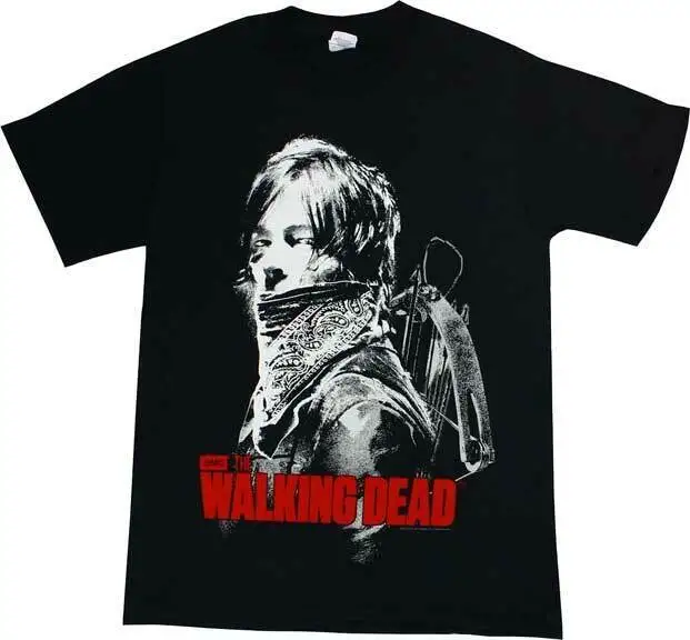 

The Walking Dead Daryl Dixon with Bandanna T-shirt Official Licensed