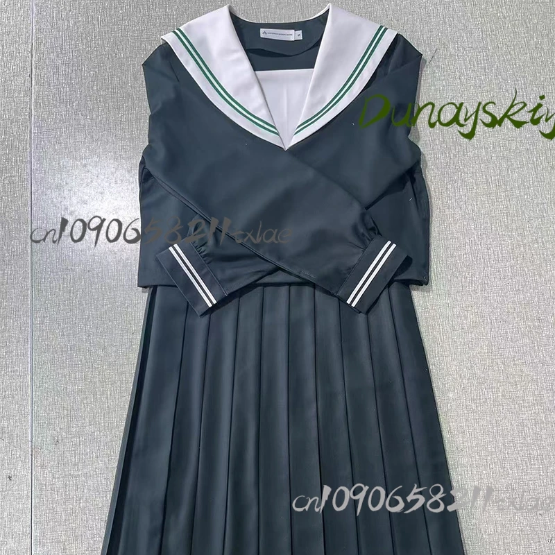 JK The Apothecary Diaries maomao Uniform Cosplay Dark Green Schoolgirl Outfit  Wig for Anime high quality Graduation  Halloween