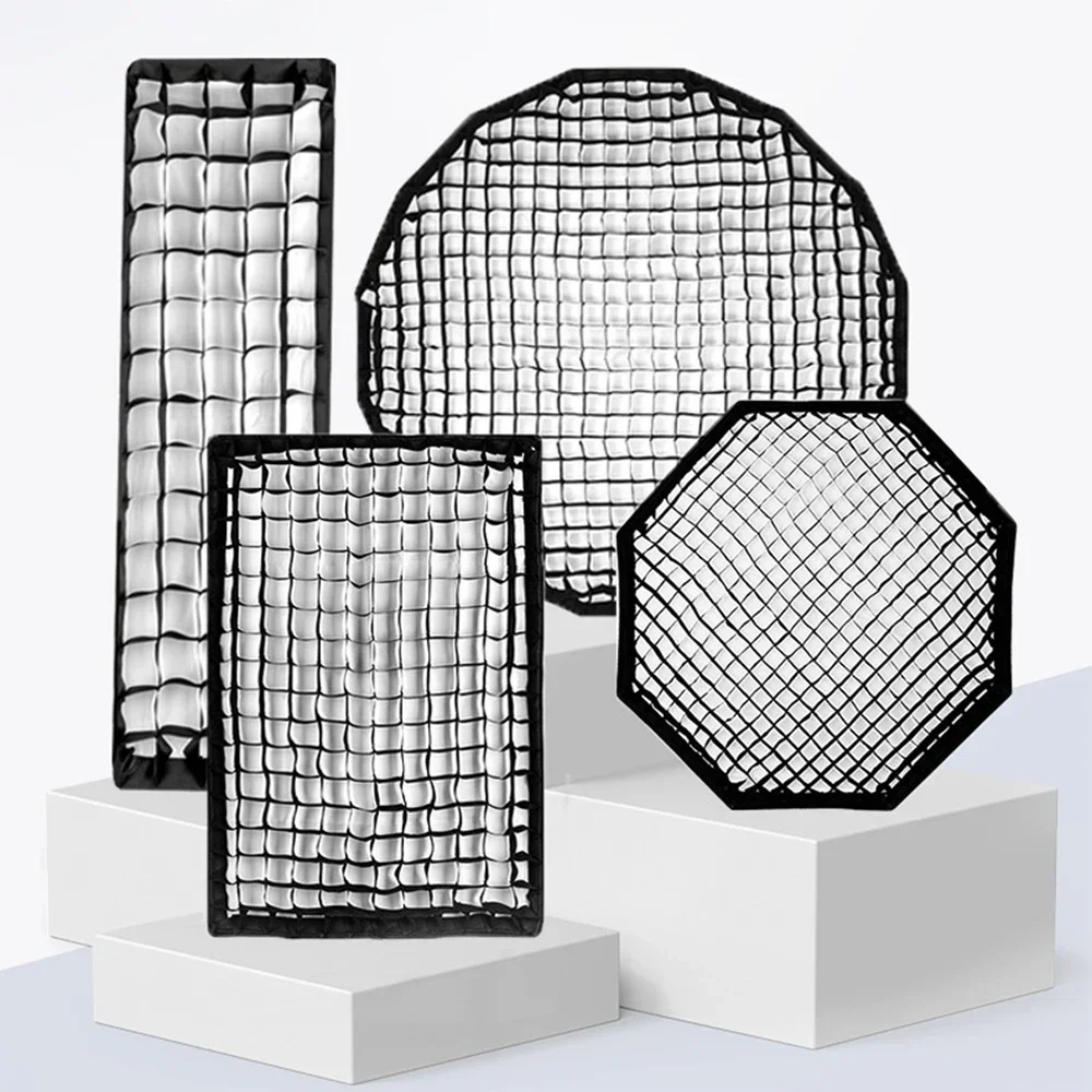 Godox Softbox Black grid Honeycomb for 120/95/90/80/70/ 65/60/55/80/70*10035*160/30*120/60*90/50*70/22*90/80*80/60*60/50*50cm