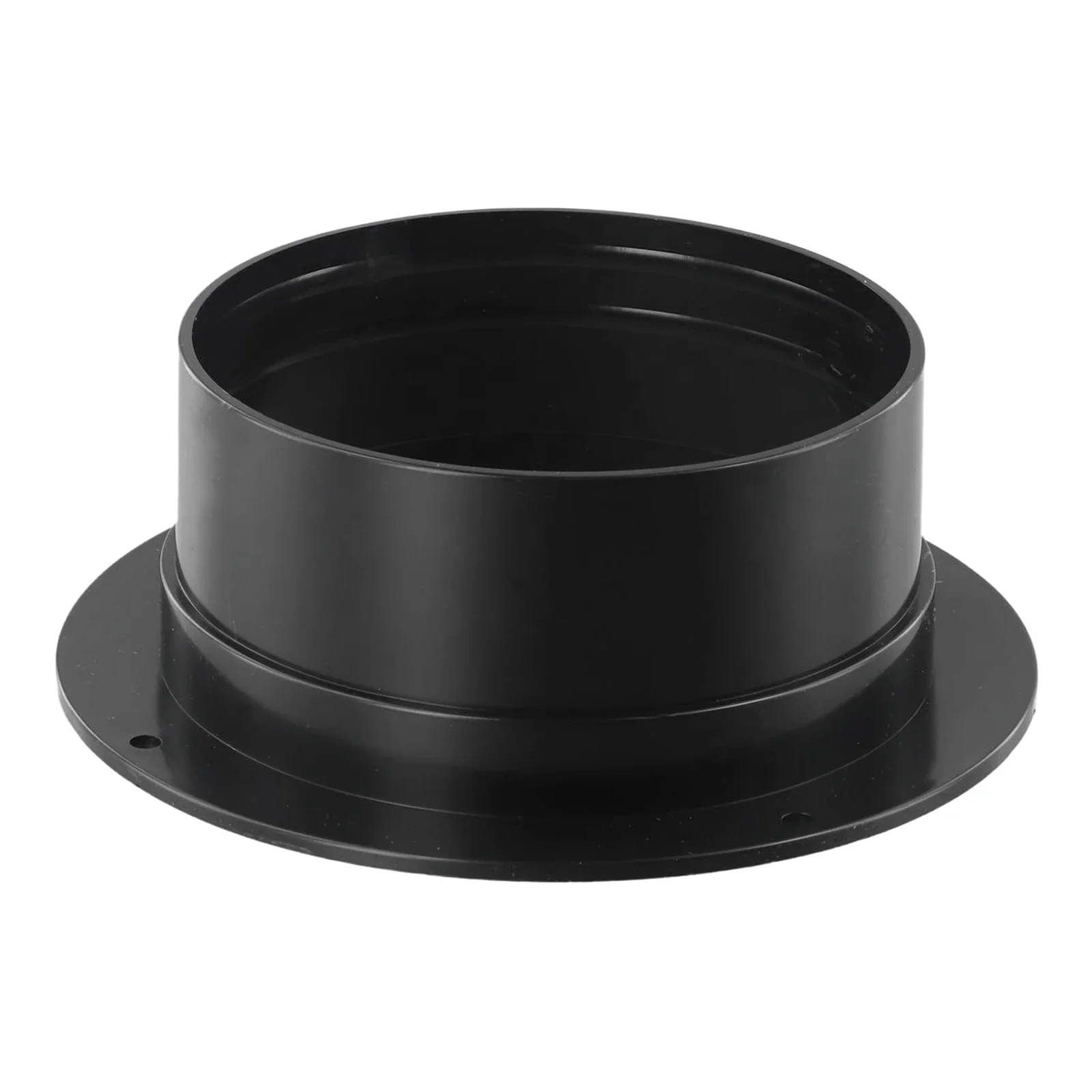 Smooth Operation ABS Straight Pipe Flange Ventilation Ducting Exhaust Connector Odorless Material Long lasting Durability
