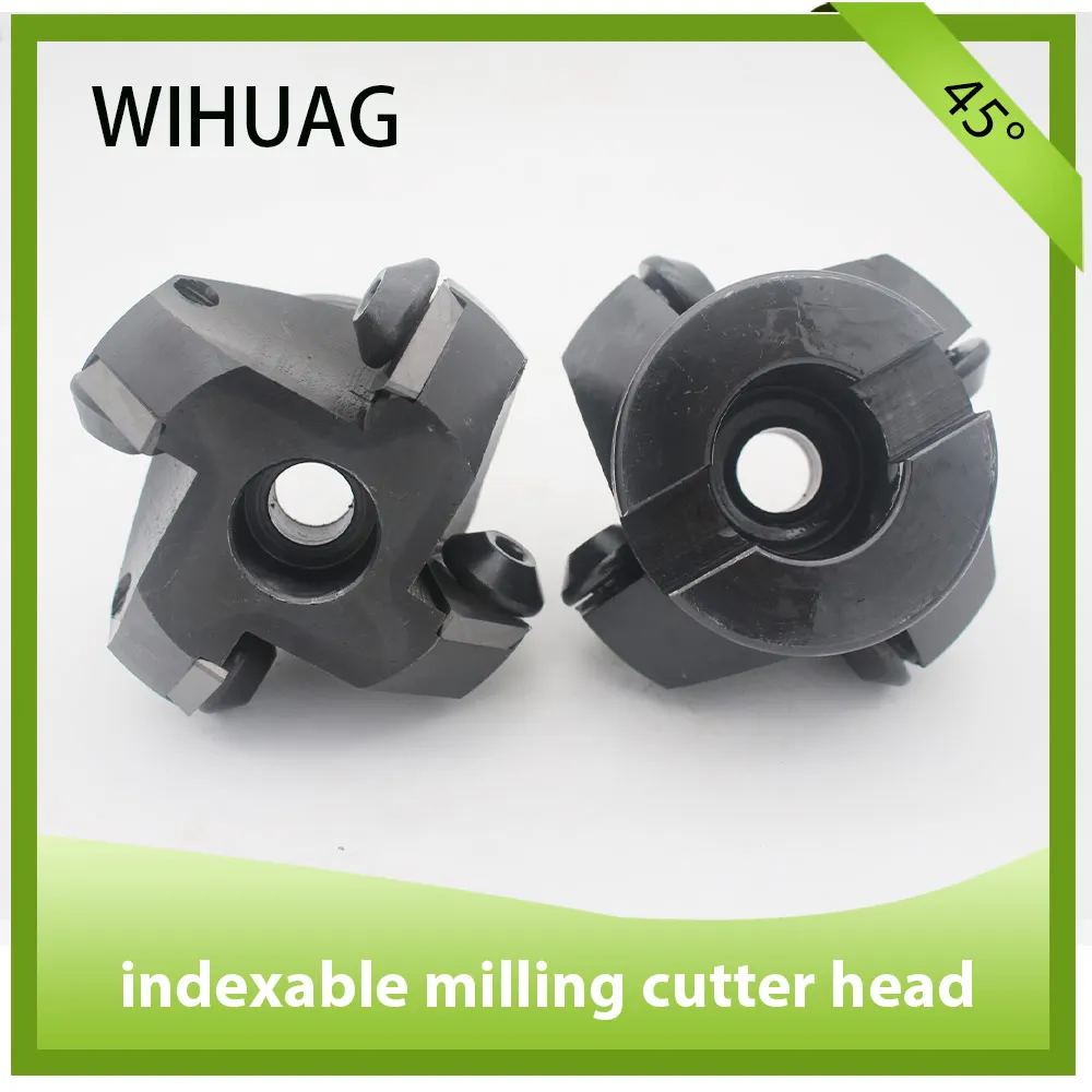 Replaceable chamfering cutter countersink drill 63 80 100 125 sleeve indexable 45-degree face milling cutter end milling cutter