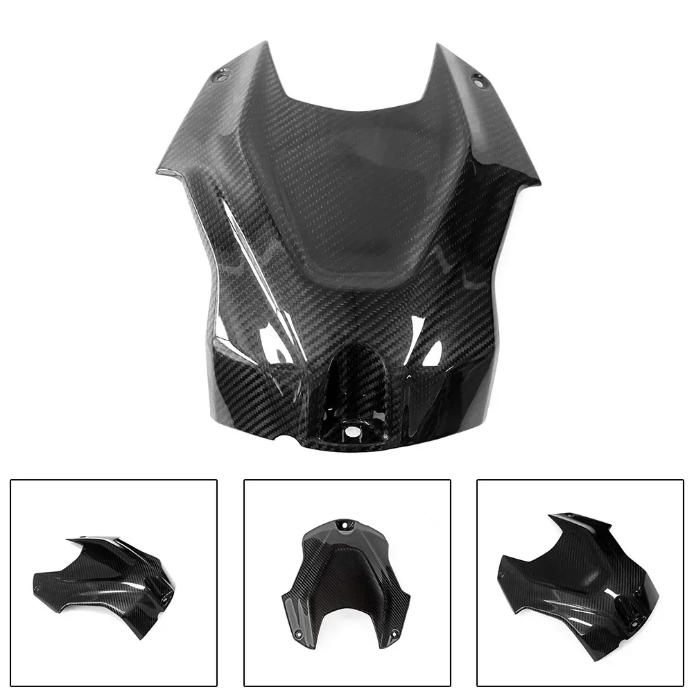 การใช้ถังหมวกสะดวกและติดตั้งง่ายการใช้ถังสําหรับ BMW S1000RR 2019 2023 คาร์บอนไฟเบอร์