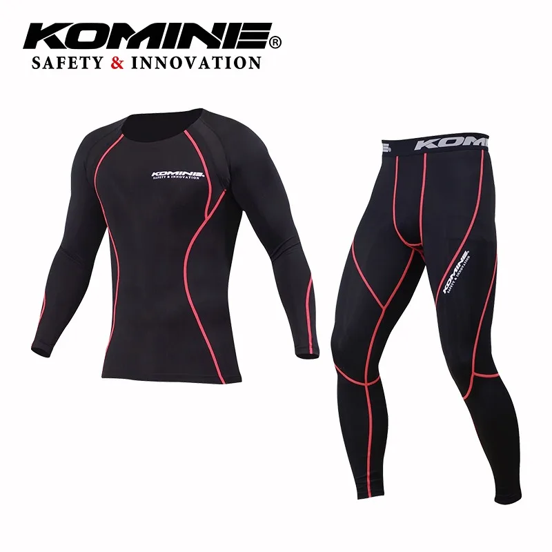 KOMINE JKL-122+PKL-123 Summer Riding Sense of Ice Quick-Drying Suit Wear Elastic Ice Underwear for Elastic Moisture Absorption