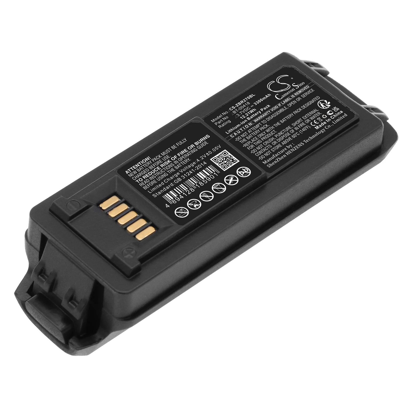 

3.7V 3300mAh Barcode Scanner Battery BT-00418 BTRY-MC2X-35MA-0 BTRY-MC2X-49MA-01 for Zebra MC2200 MC2700 MC2180 MC220J MC22 MC27