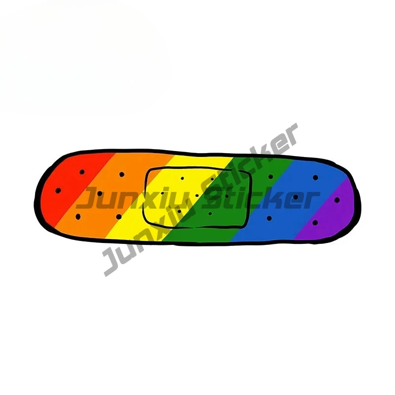 

Rainbow Bandage Car Stickers Occlusion Scratch Bumper VAN Car Door Decal Fashion Graffiti Car Door Protector Decor