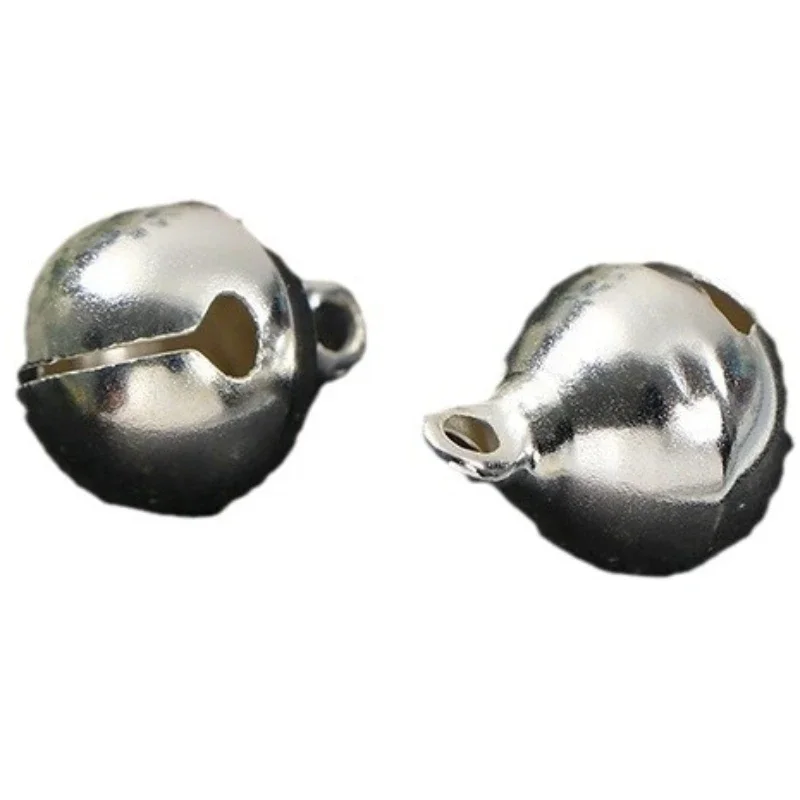 

Вакуумный экологически чистый гальванический белый медный колокольчик с одним словом, посеребренный маленький рождественский колокольчик