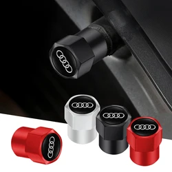 4 adet 3D Metal Lastik Vana Kapakları Araba Lastiği Hava Kaynaklanıyor Kapak Audi Sline A3 A1 A4 B8 B7 A6 C7 A5 A7 A8 B9 B6 C6 Q2 Q3 Q5 Q7 Q8 TT