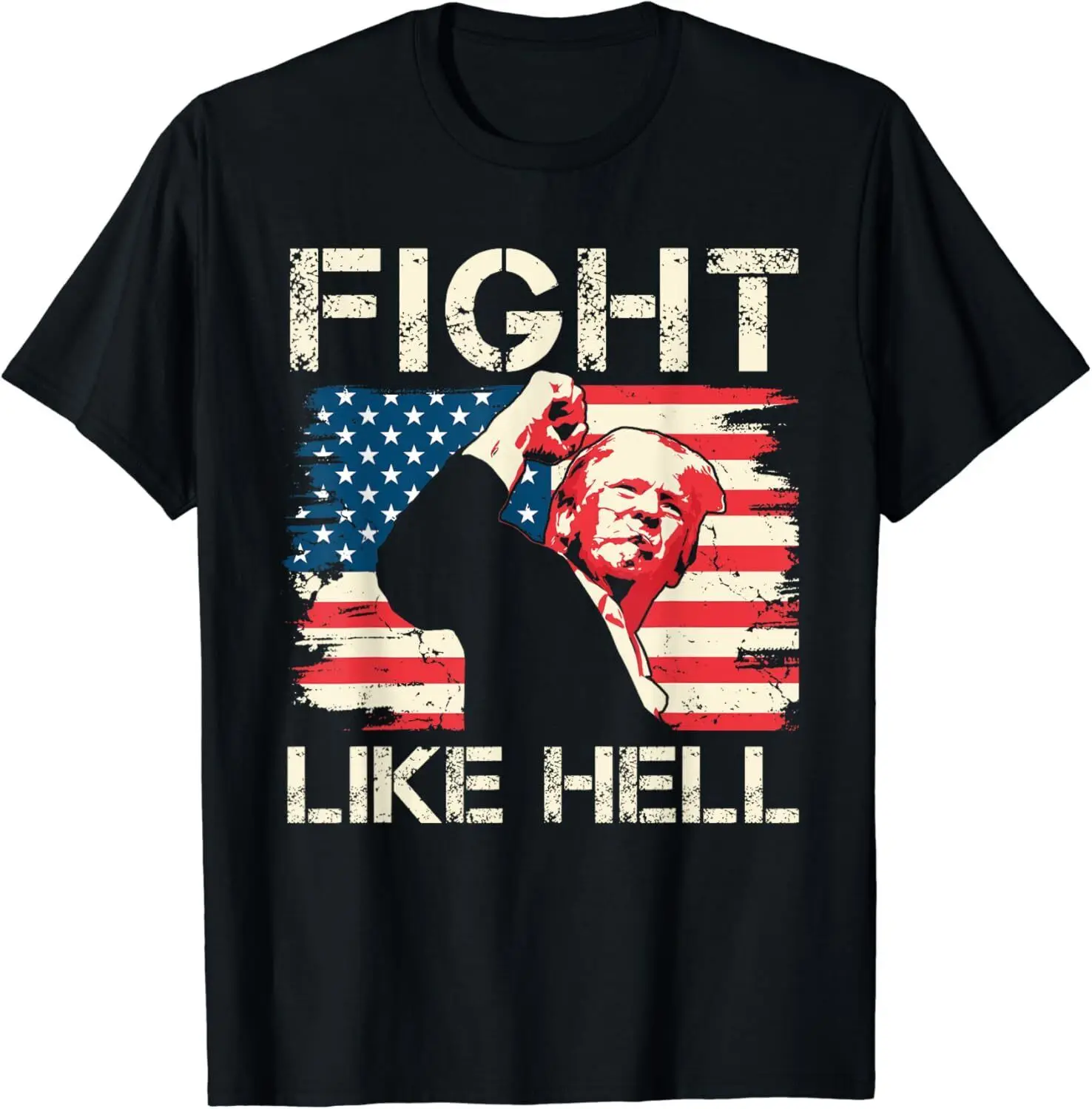 

Fight Like Hell Trump Fight American Trump Stronger 2024 Unisex T-Shirt