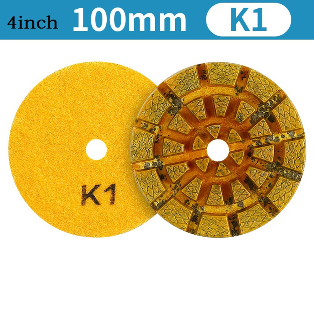 

4Inch 100mm 4 Step Dry/Wet Diamond Polishing For Pads For Granite Polishing Grinding Diamond Dry Polishing For Pads