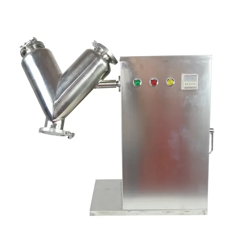 New 220V Food Dry Powder Mixer Rotary Drum With SUS304 Material Motor PLCEquipped With Gear Bearing For Agarbatti Milk Powder