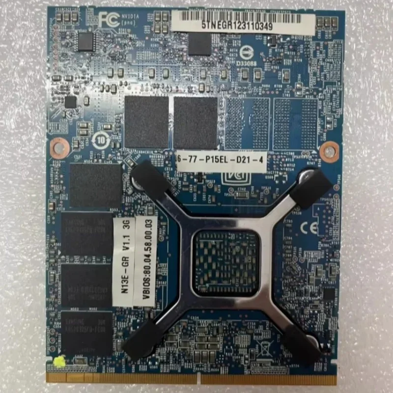 GTX670MX GTX 670M N13E-GR-A2 3G 6-71-P15EL-D21 VGA video card for Clevo X7200 X8100 P150HM P170HM P150EM P1 works perfectly