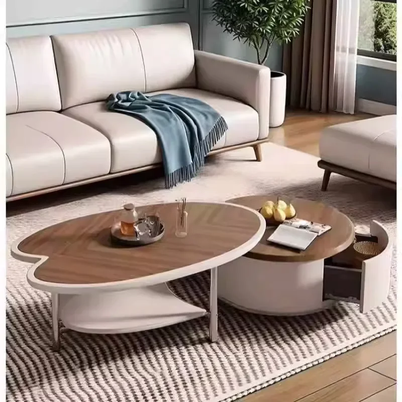 Paint Process Coffee Table Vintage Modern epartment Storage Coffee Table Popular High Living Room Furniture Tavolo