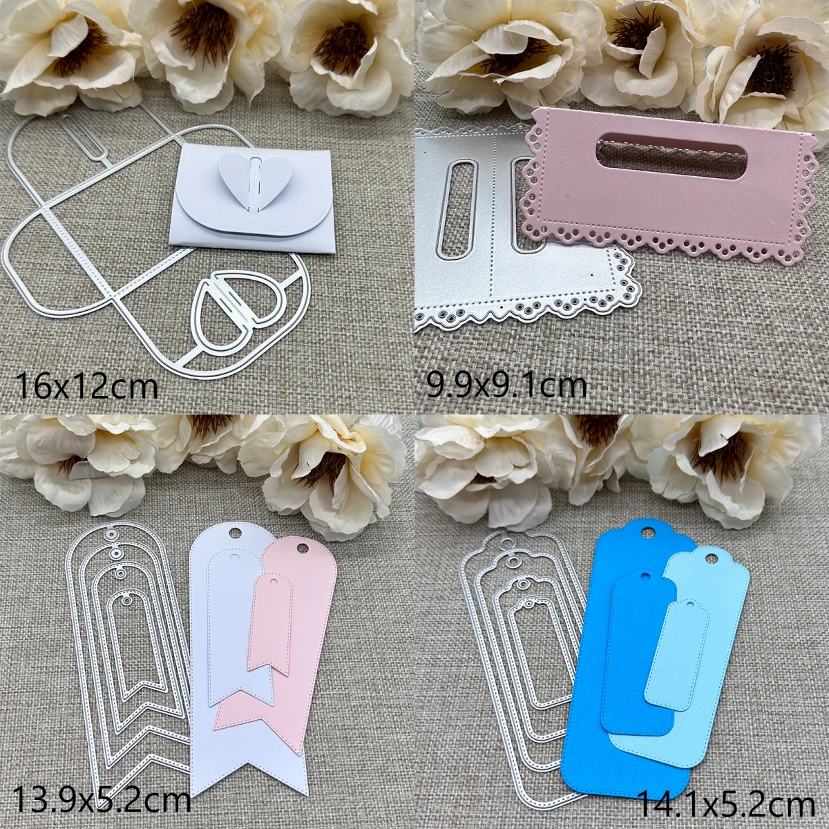 New Tag box handbag Metal Cutting Dies Stencils For DIY Scrapbooking Decorative Handcraft Die Cutting Template Mold