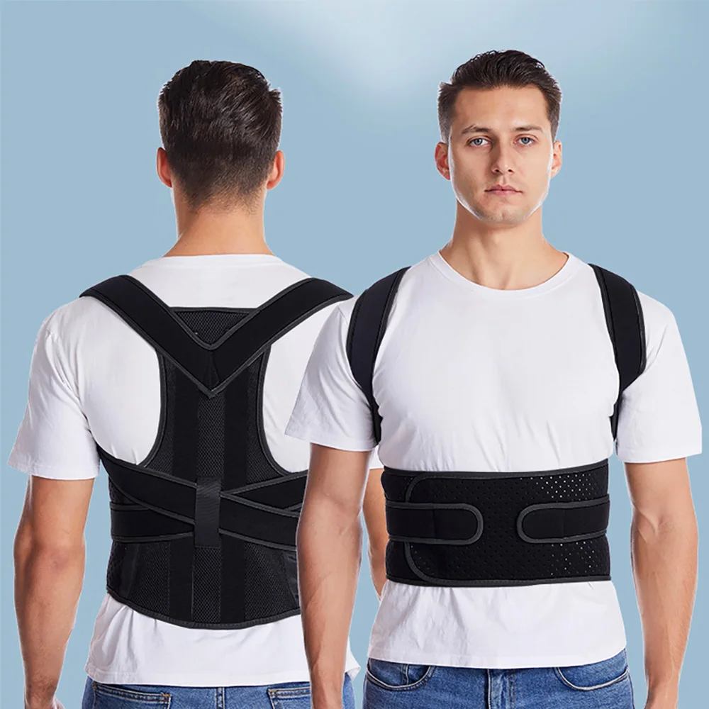 Adjustable Fully Back Posture Corrector Belt Shoulder Waist Spine Brace Children Adult Back Pain Relief Stop Slouching Hunching