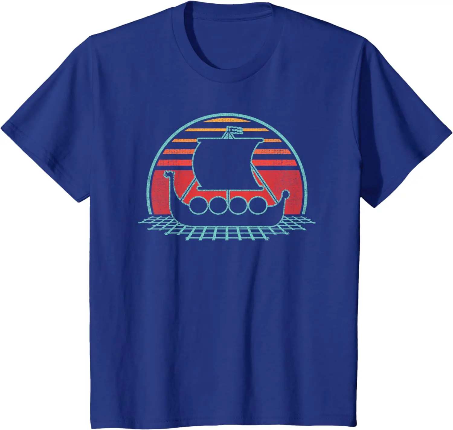 Ship Retro Vintage 80s Style Gift T-Shirt