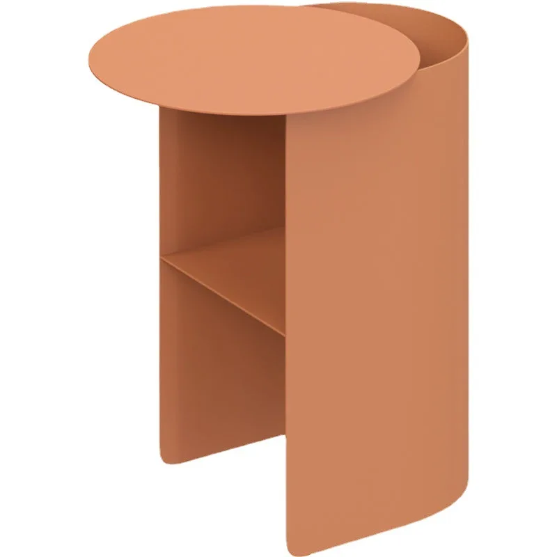 Modern simplicity, wrought iron coffee table, creative living room sofa corner table, bedroom bedside table