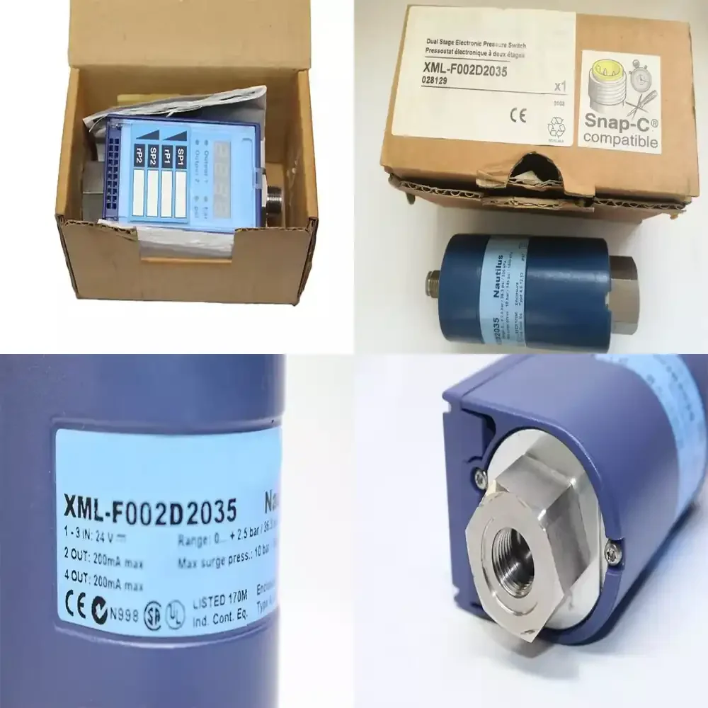 

Original XMLF002D2035 Pressure Sensor for Industrial Automation HVAC Machinery Equipment Monitoring System Compatible with