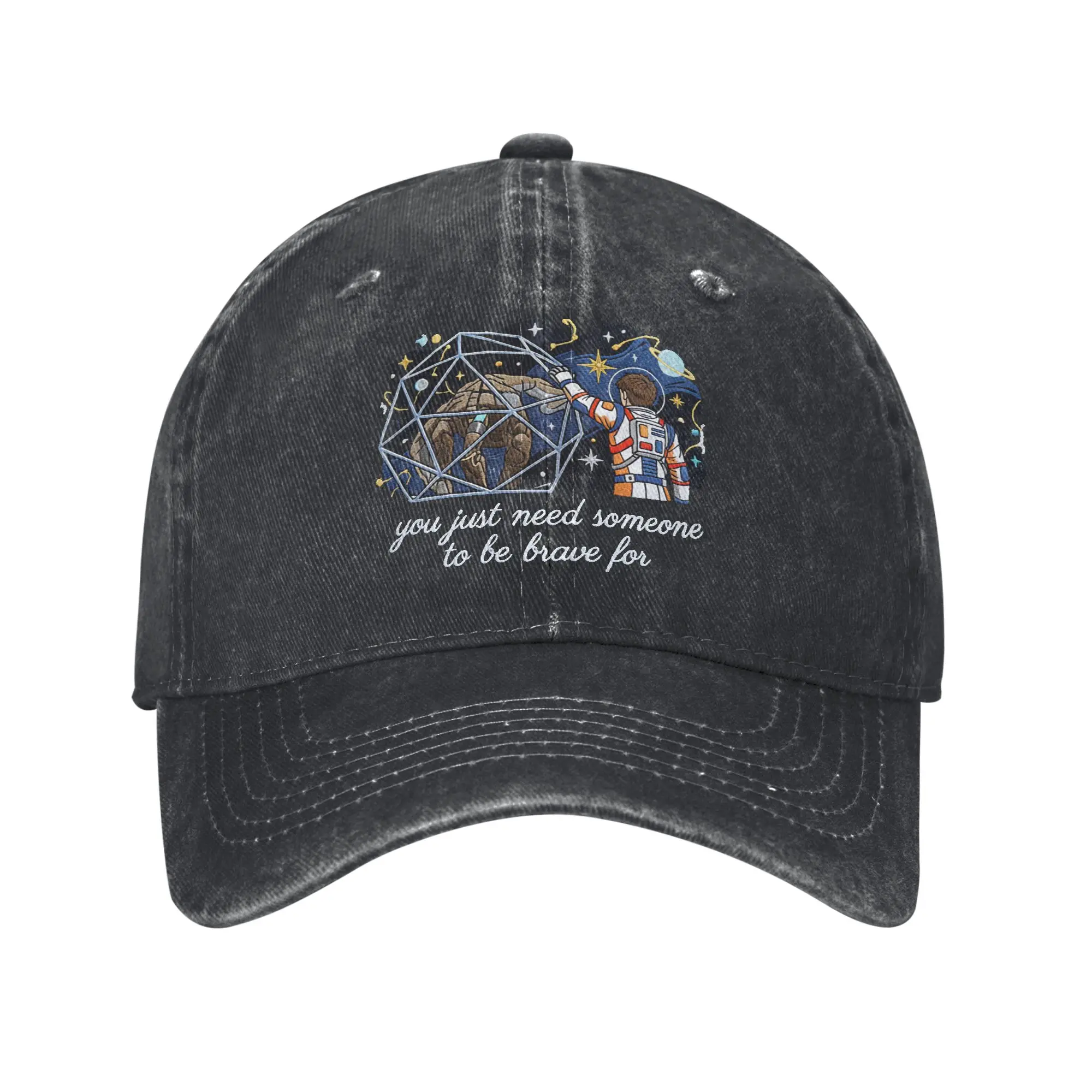 Project Hail Mary Eridani-Rocky Jazz Hands Baseball Caps Distressed Washed Snapback Cap Sci-Fi Outdoor Travel Adjustable Fit Hat