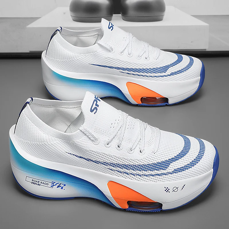 

Unisex Sports Shoes for Men Women Comfortable Lace-up Lightweight Flat Running Shoes Soft Outdoor Casual Tennis Sneakers