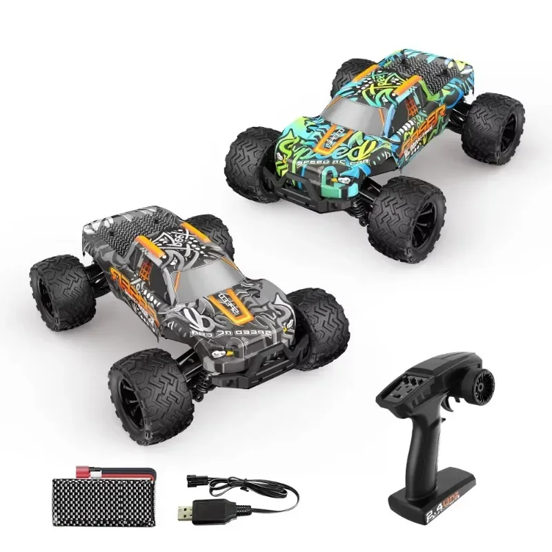 001E 002E Scala 1:14 60KM/H Brushless RC Car 4WD Impermeabile Off-Road All Terrain RTR Telecomando per Adulti