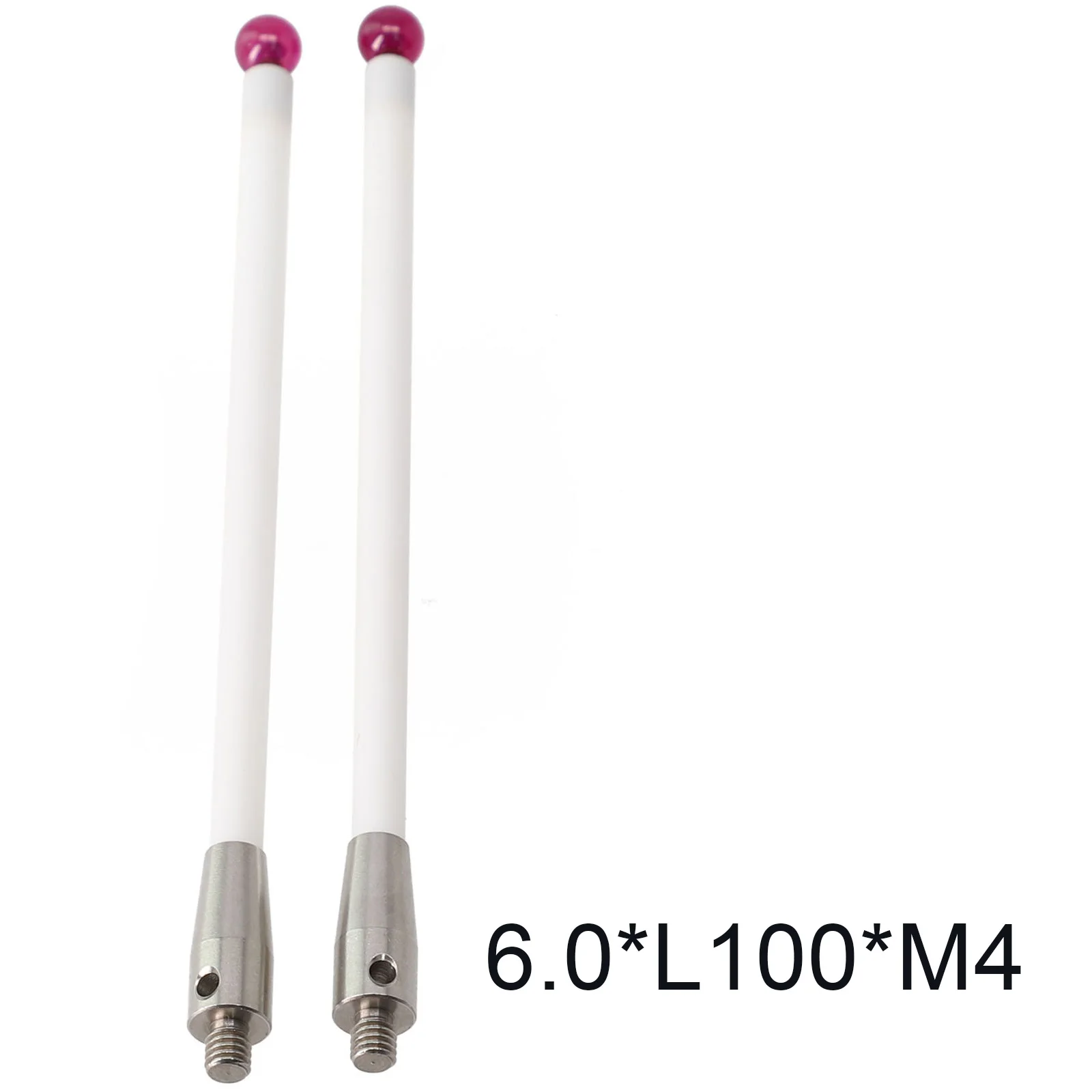 2Pcs Renis11111111111111111111111111111111111haw A-5111111000-3712 CMM Probe Stylus 100mm Ceramic Stem-6mm Ball Tip