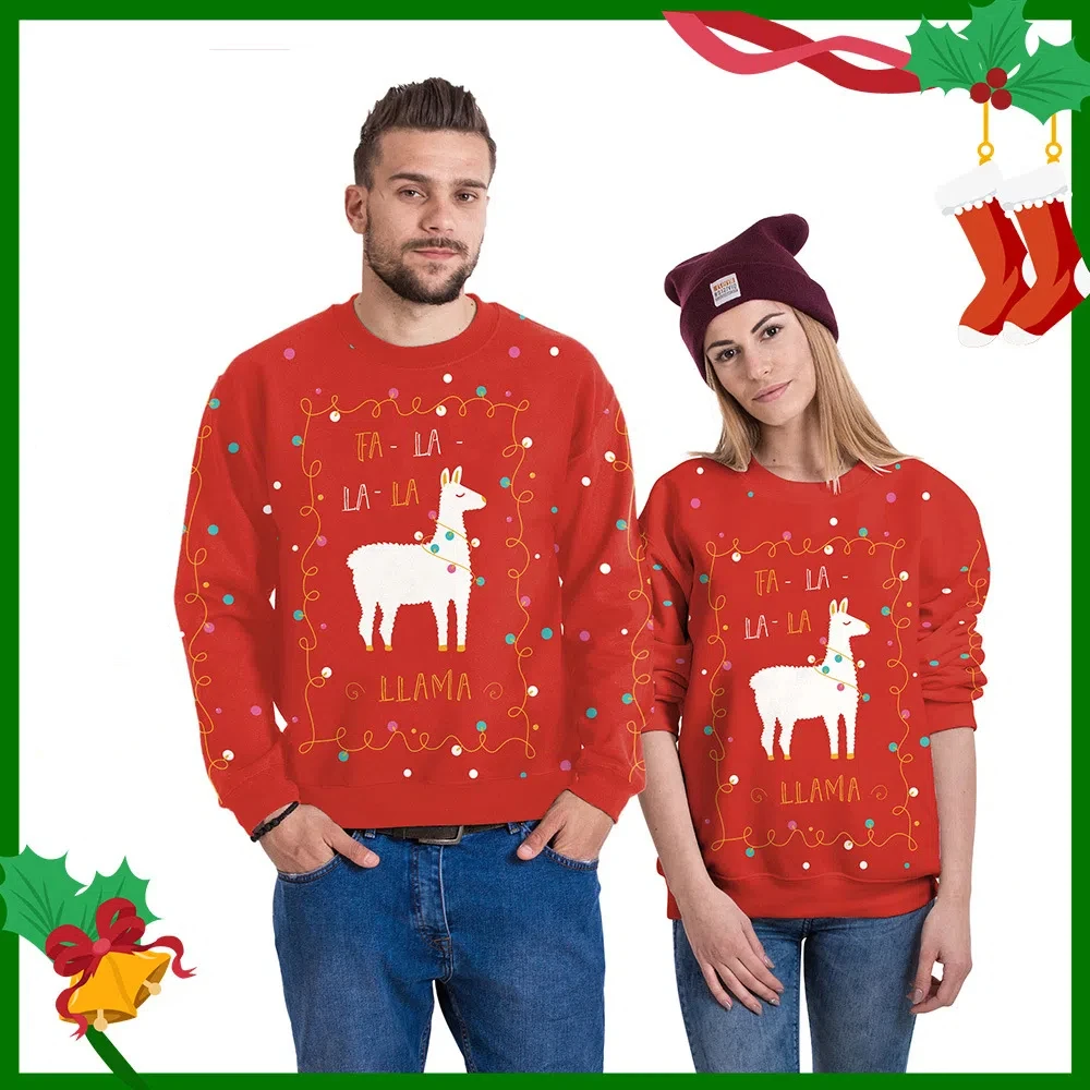 

Christmas Tree Reindeer Hoodies Men's and Women's Autumn and Winter 3D Printed Pullover Sweatshirt Oversize Street Style Tops