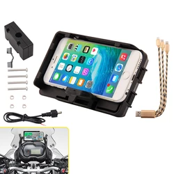 For BMW R1200GS  R1250GS F750GS F850GS CRF 1000L F700GS f800GS Mobile Phone Navigation Phone Bracket USB Charging