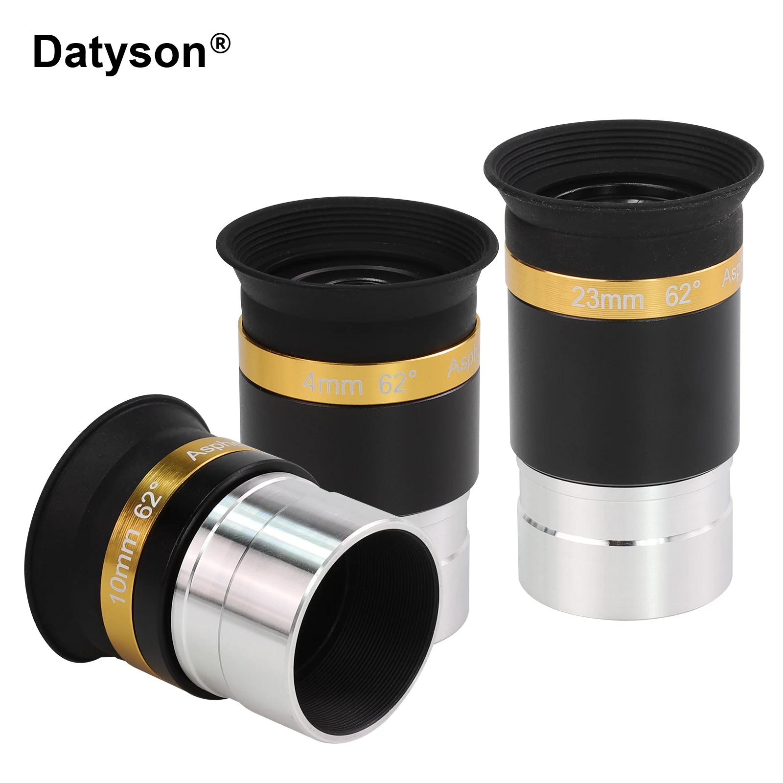 

Datuson 1.25 Inch 62 ° Asperic Wide Angle Eyepiece for Astronomical Telescopes W5P9885BC Upgraded with Eye Mask