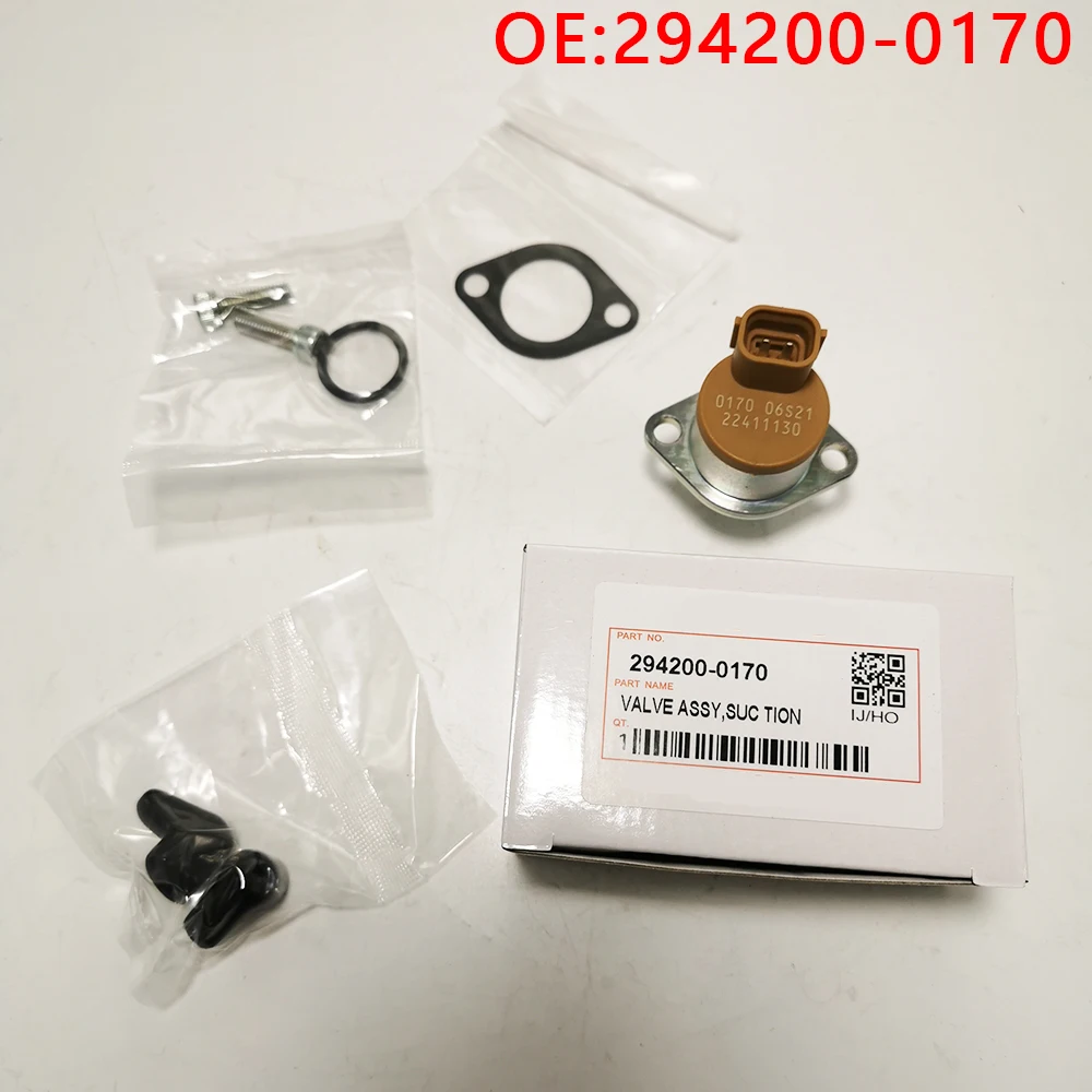 

For 294200-0170 Common Rail High Pressure Fuel Injection Pump Regulator Metering Solenoid Suction Control SCV Valve 294009-0170