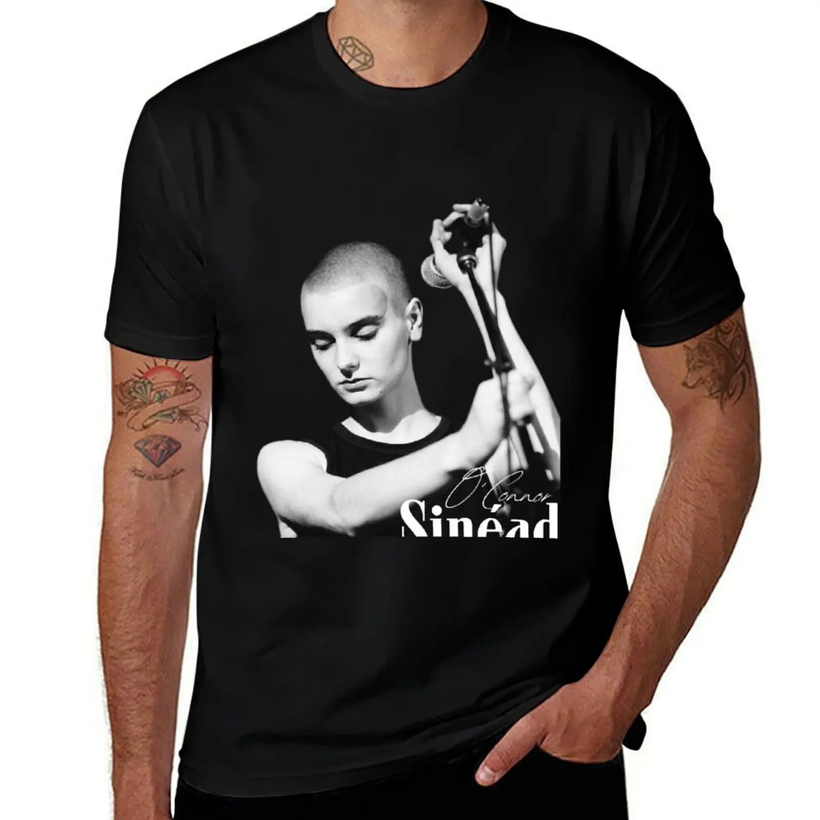 Sinead O'Connor retro 90s T-Shirt anime t shirts vintage graphic tee Aesthetic clothing mens graphic t-shirts