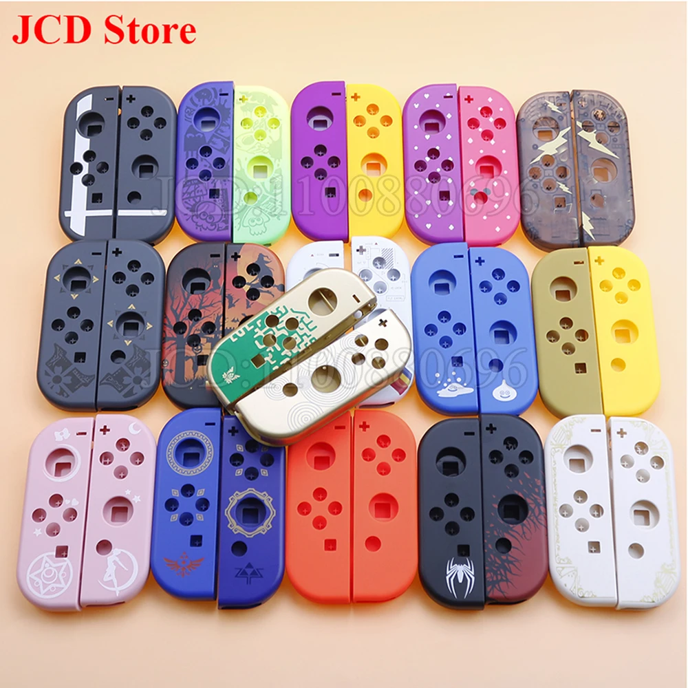 Replacement Plastic Housing Shell Cover With SL SR Buttons For Nintendo Switch Oled Joy-Con Controller Case